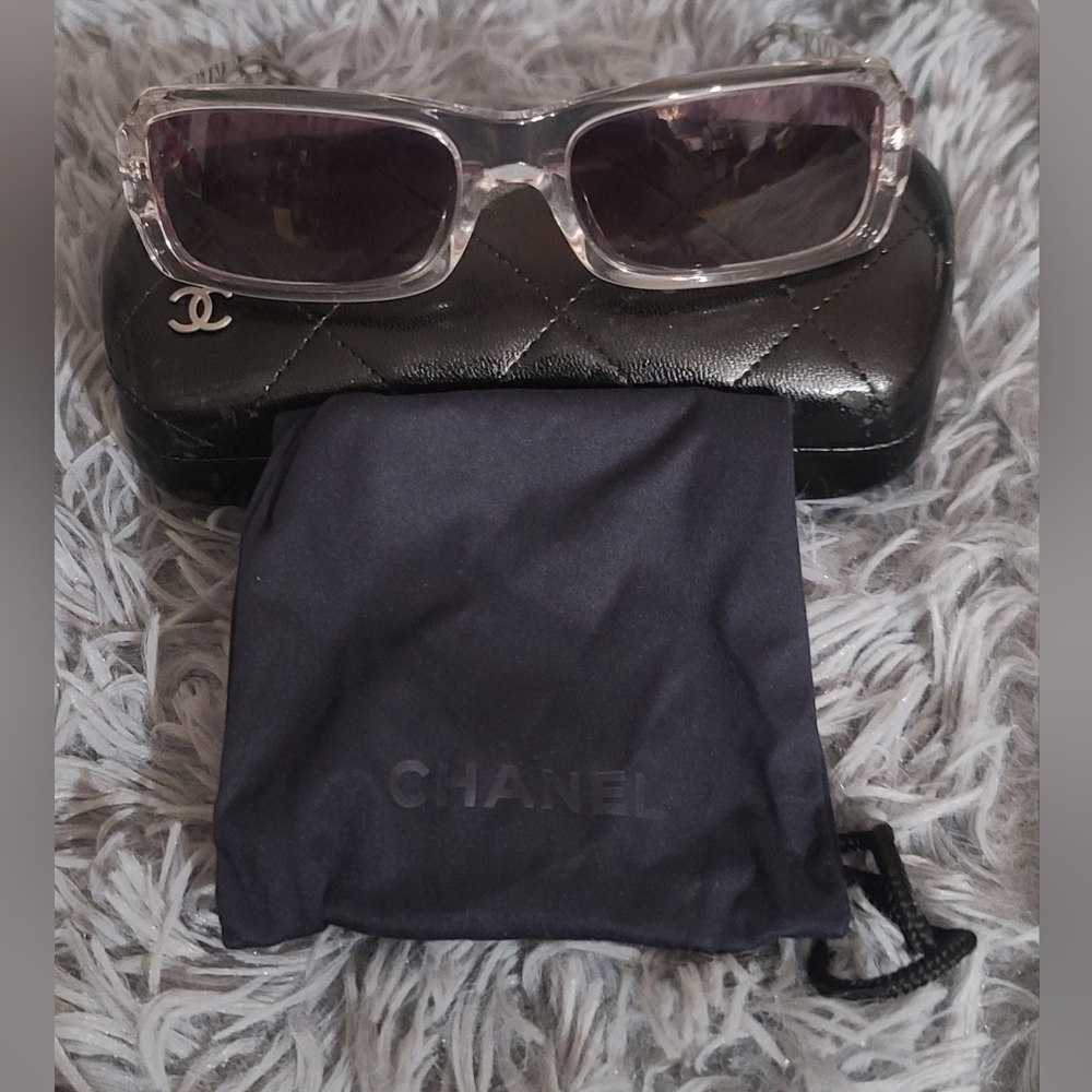 Chanel Transparent Sunglasses